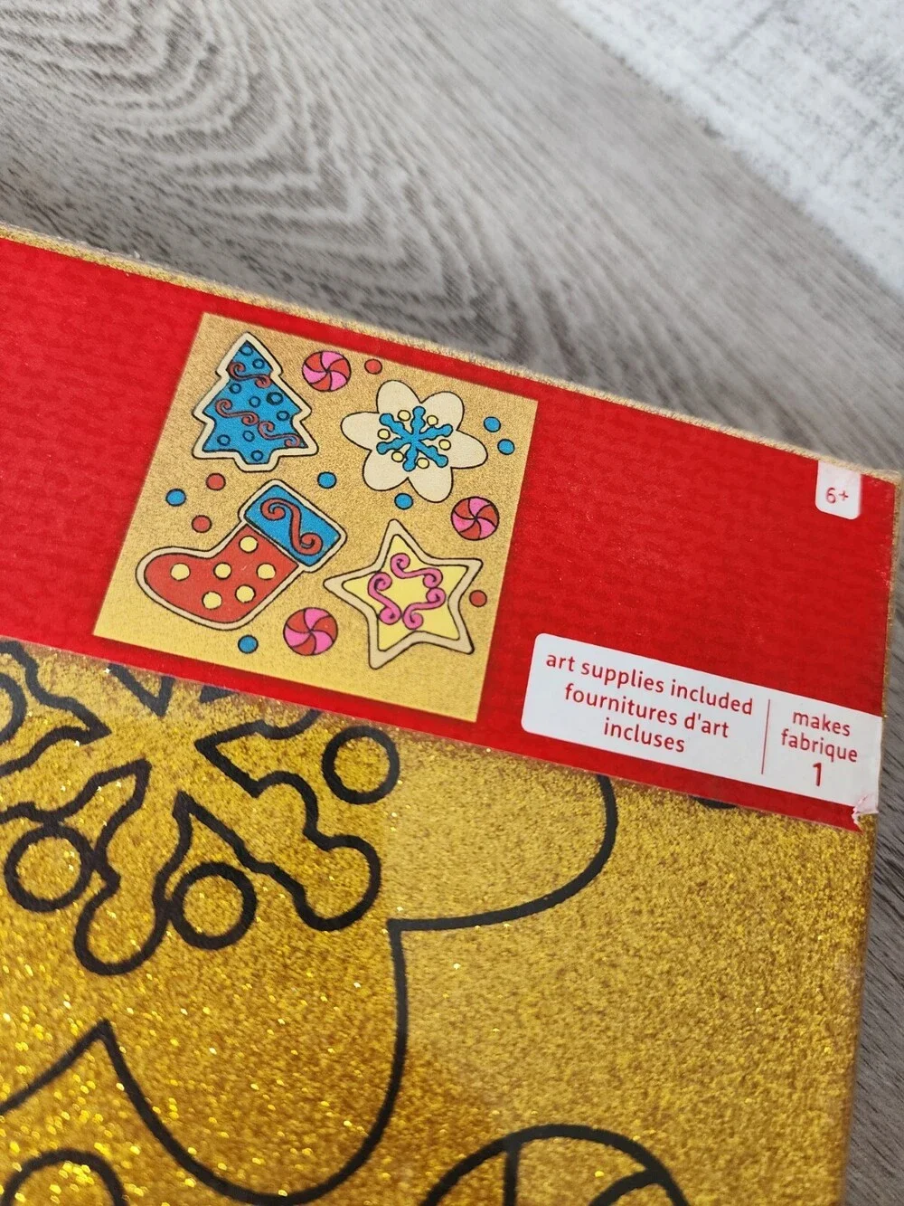 Creatology Christmas Glitter Canvas Painting Kit *New & Sealed* Tree Stocking +